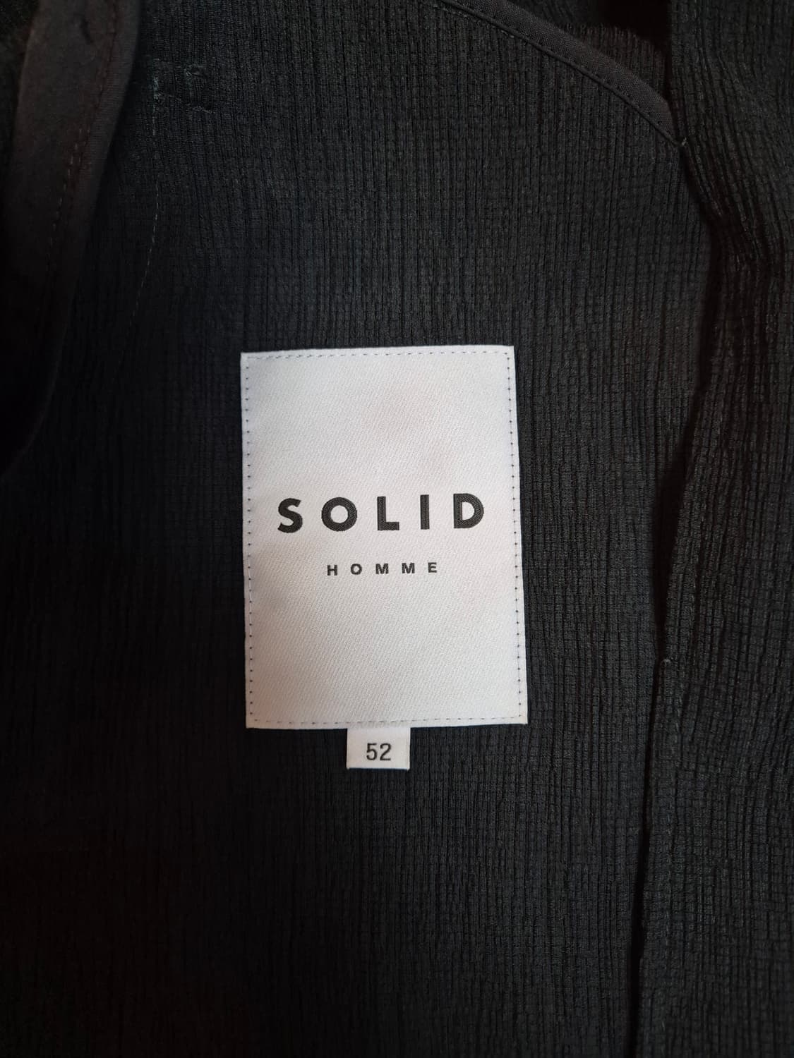 솔리드옴므 크링클 하이넥 점퍼 자켓 52 카키 상품이미지3