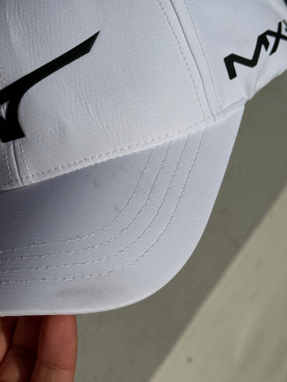 [F] 미즈노 로고 화이트 볼캡 모자 상품이미지7