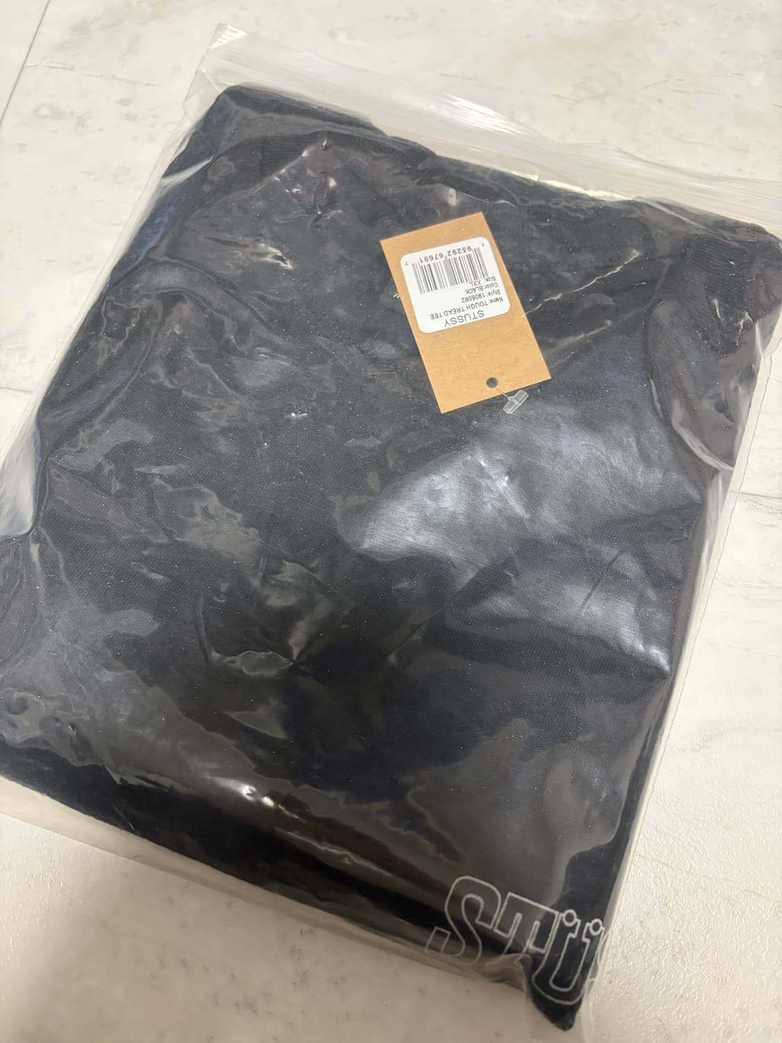 스투시 터프 트레드 티셔츠 블랙 상품이미지3