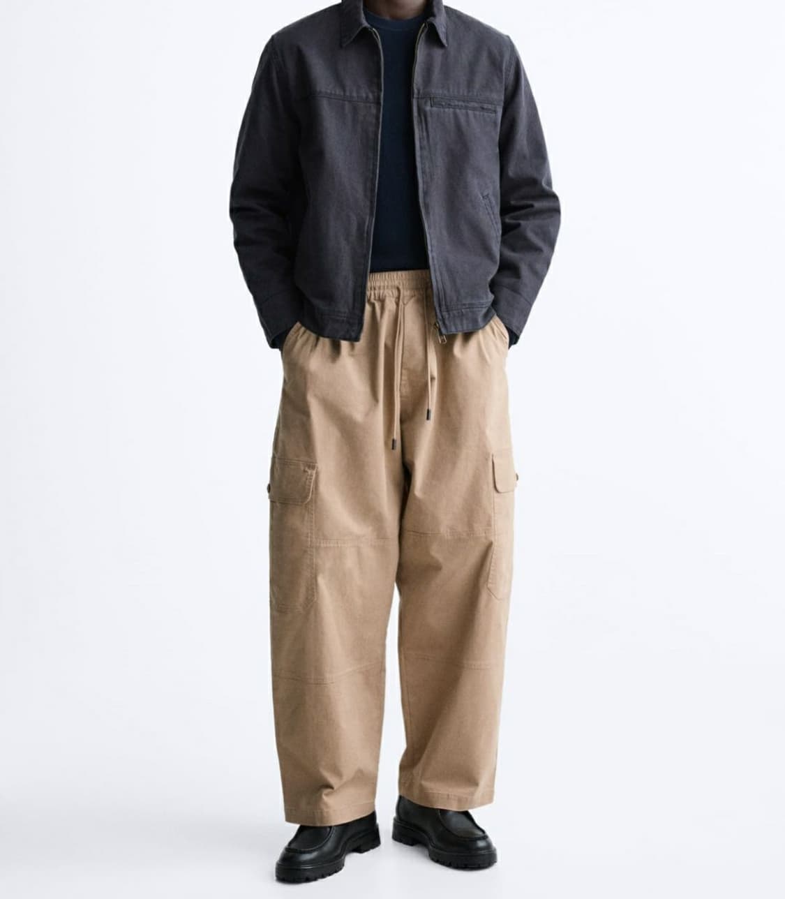 자라 와이드 카고 팬츠 상품이미지4