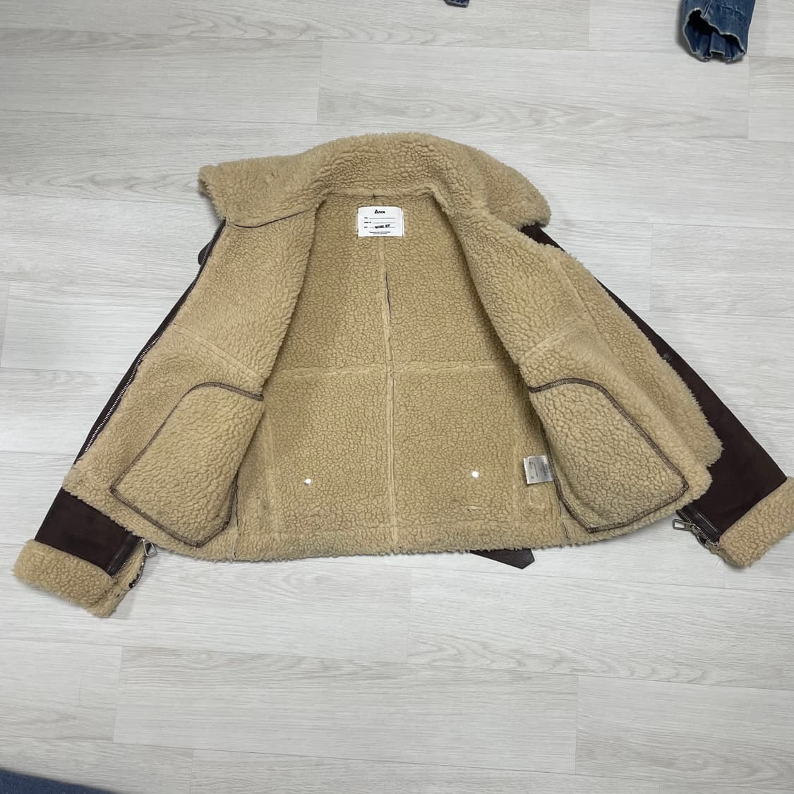 ance 브라운 무스탕 상품이미지3