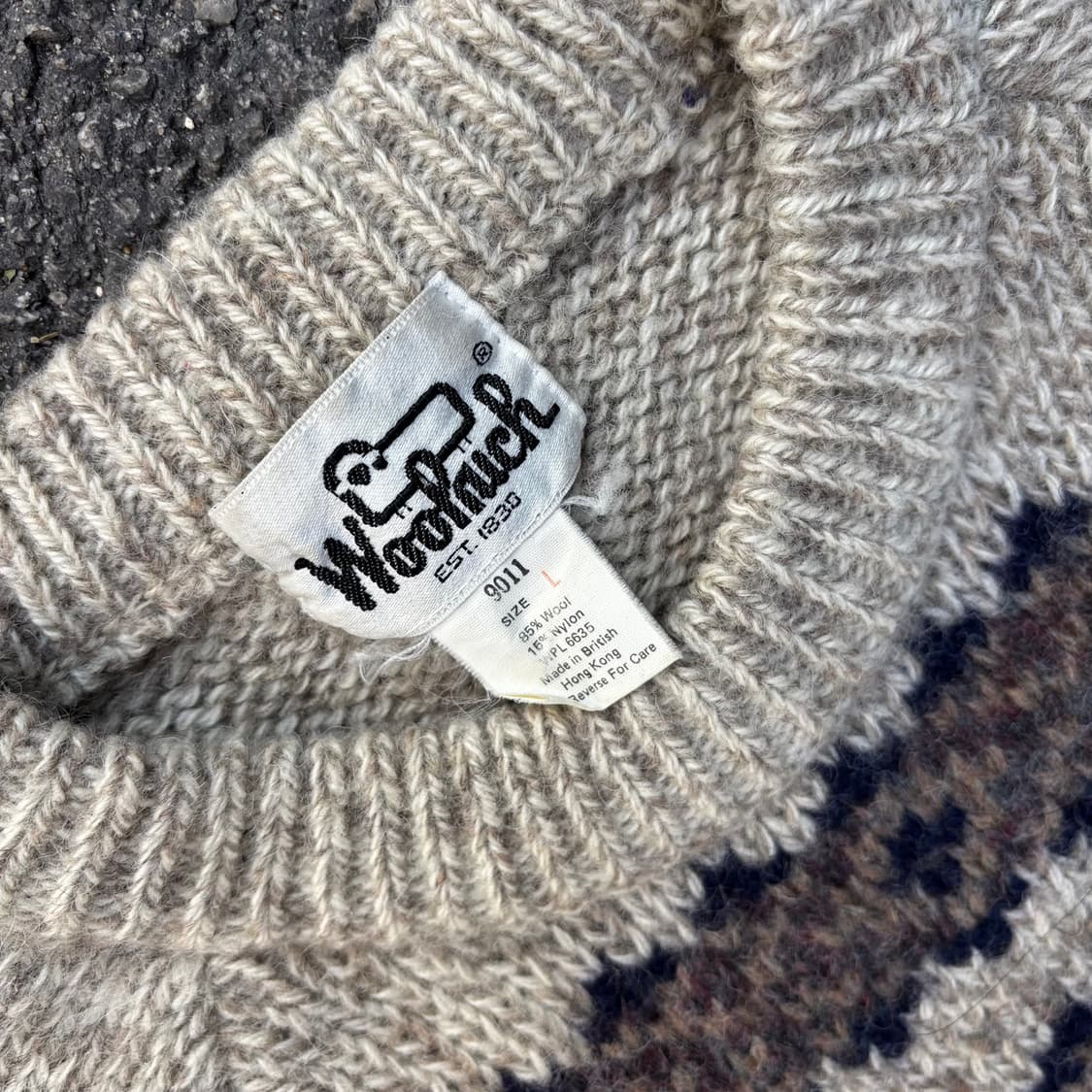 빈티지 울리치 울 스웨터 상품이미지3