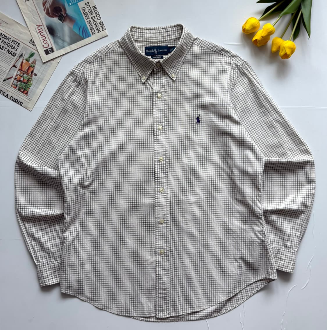 Polo 폴로랄프로렌 빈티지 체크 셔츠 상품이미지2