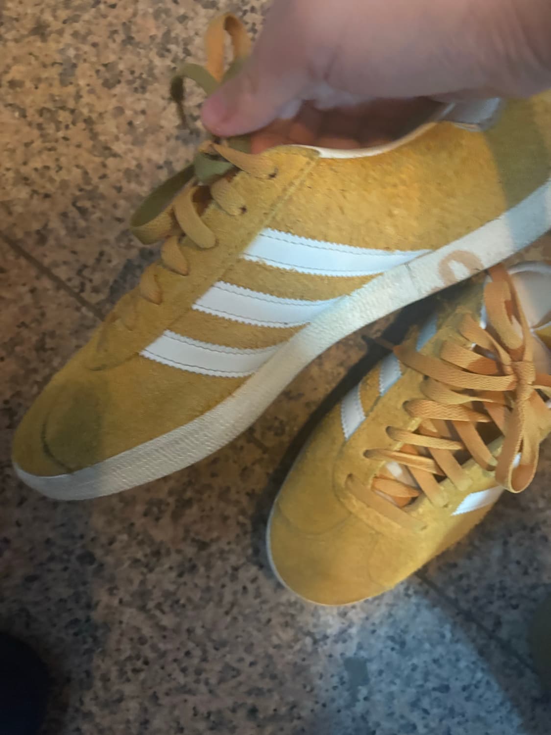 아디다스 스페지알 핸드볼 옐로우 크림 화이트 상품이미지4