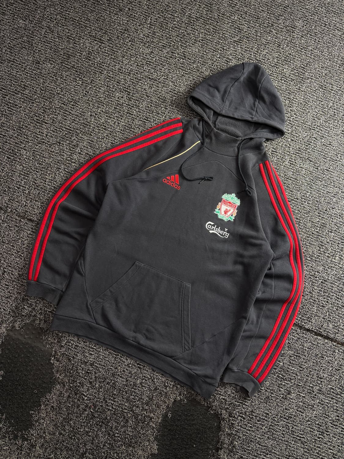 아디다스 09-10 리버풀 FC 자수로고 후디 4706 상품이미지1