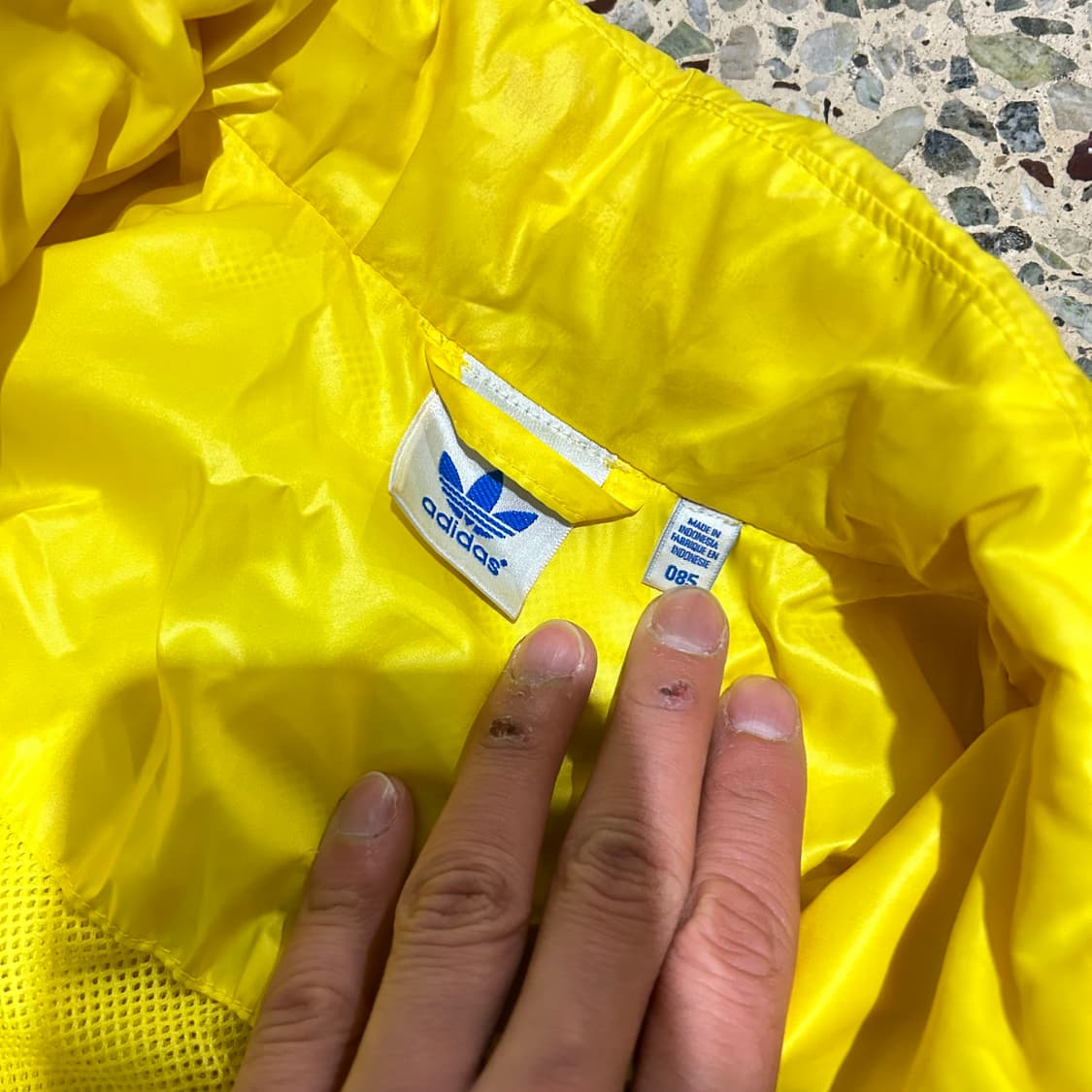 아디다스(ADIDAS)옐로우 바람막이 자켓 상품이미지5