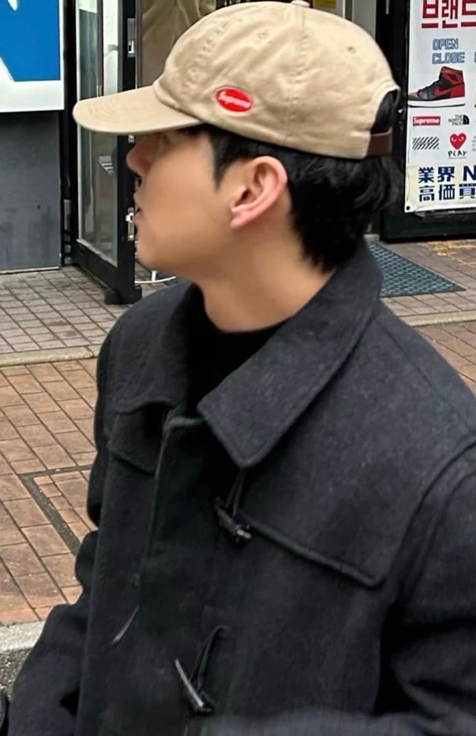 슈프림 베이지 볼캡 상품이미지5