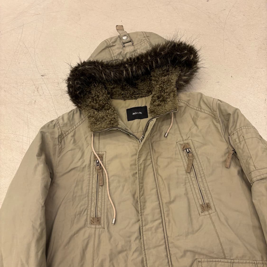 잭앤질 퍼 야상 점퍼 상품이미지2