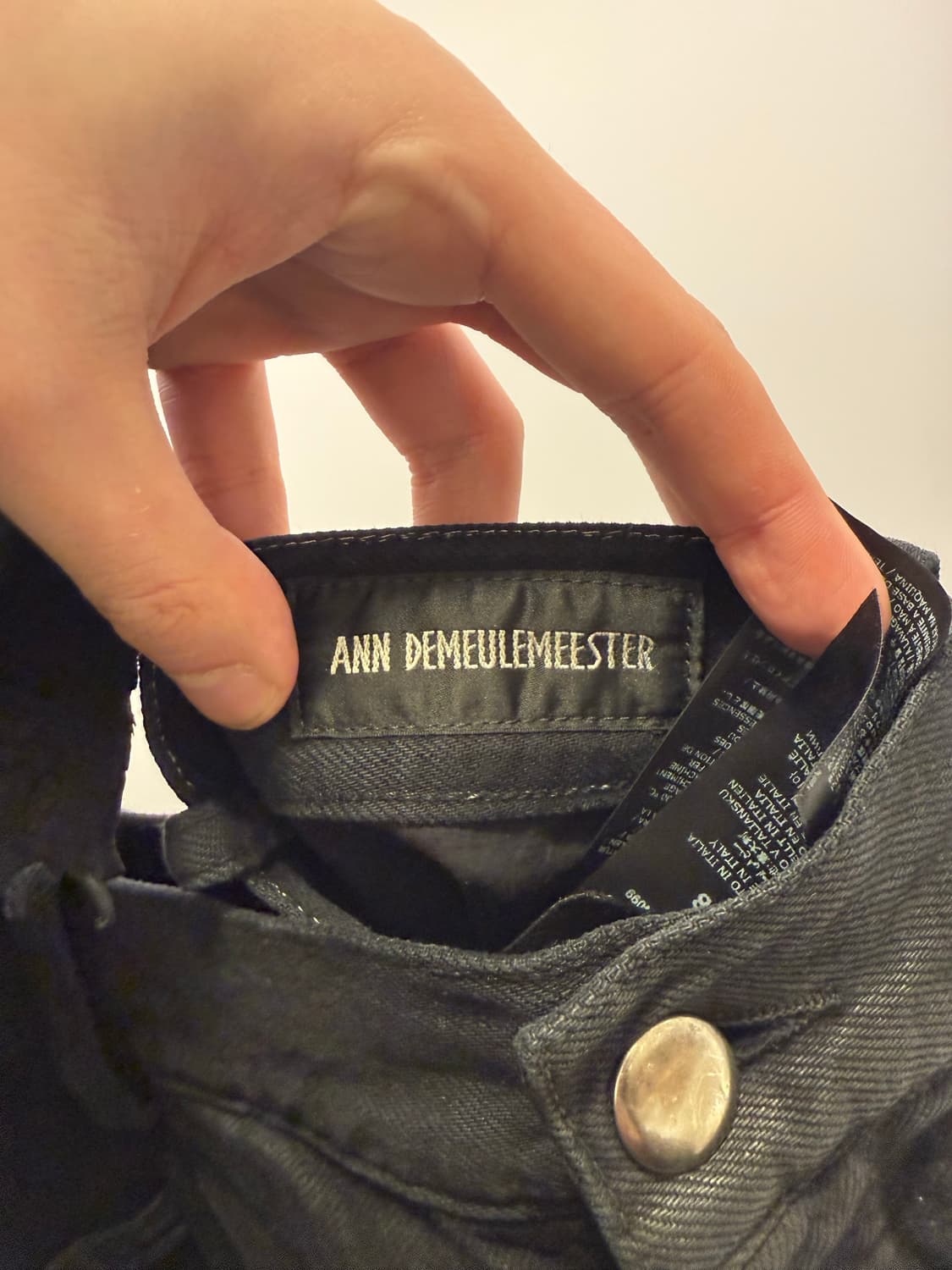 [48] 앤 드뮐미스터 왁스 코팅 로날드 진 상품이미지6