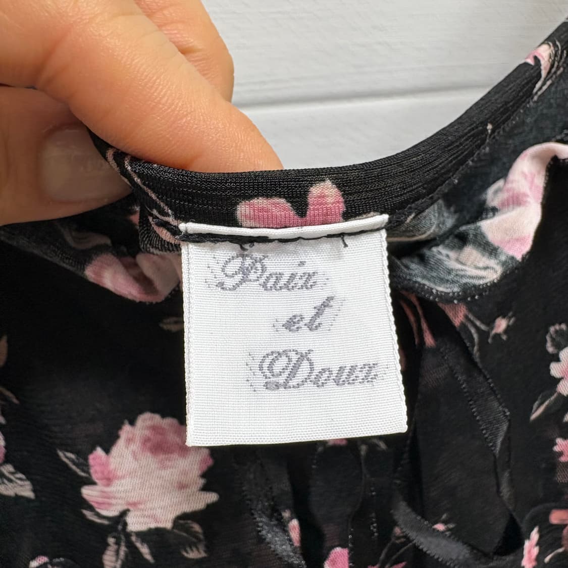 PAIX ET DOUX 플라워 캉캉 쉬폰 슬리브리스 JPN 상품이미지5