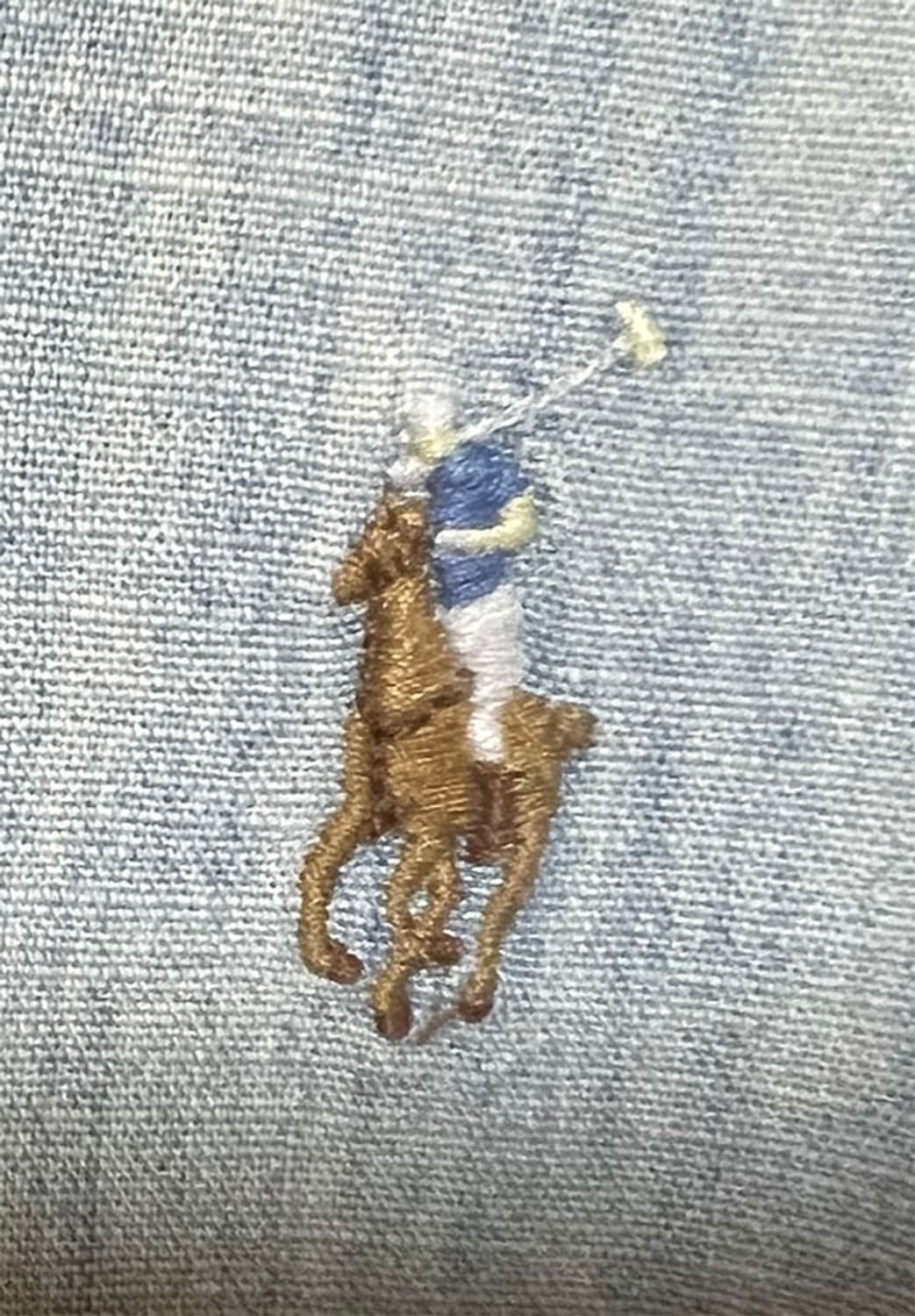 POLO 폴로 남자 연청셔츠 샴브레이 캐주얼 춘하 L 100 상품이미지4