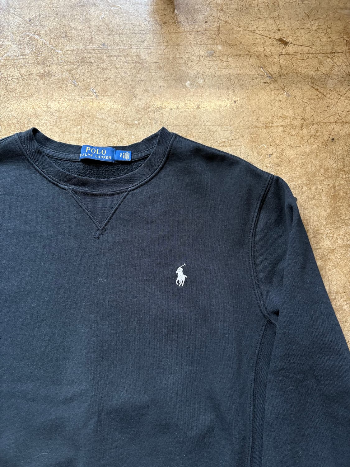 폴로 블랙 맨투맨 상품이미지3