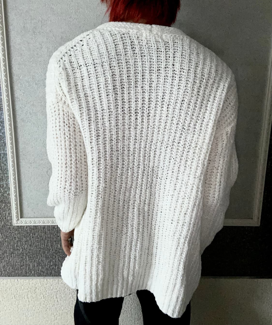 White cardigan 상품이미지2