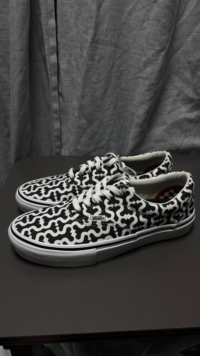 [265] 21SS 슈프림 반스 스케이트 에라 모노그램 S 로고 블랙 상품이미지1