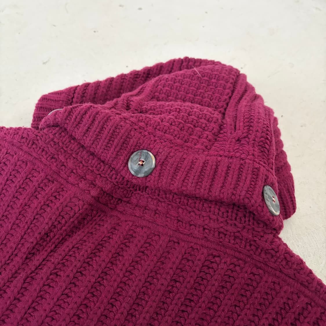 Bark 바크 빈티지 니트 더블코트 S 상품이미지10