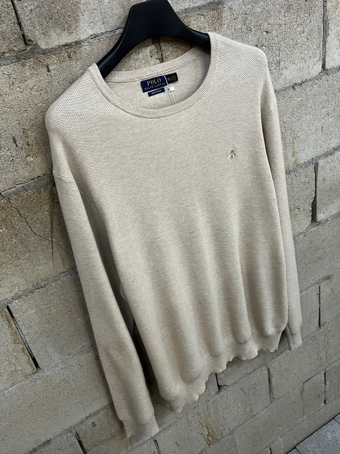 폴로 랄프 로렌 베이지 와플 니트 상품이미지3