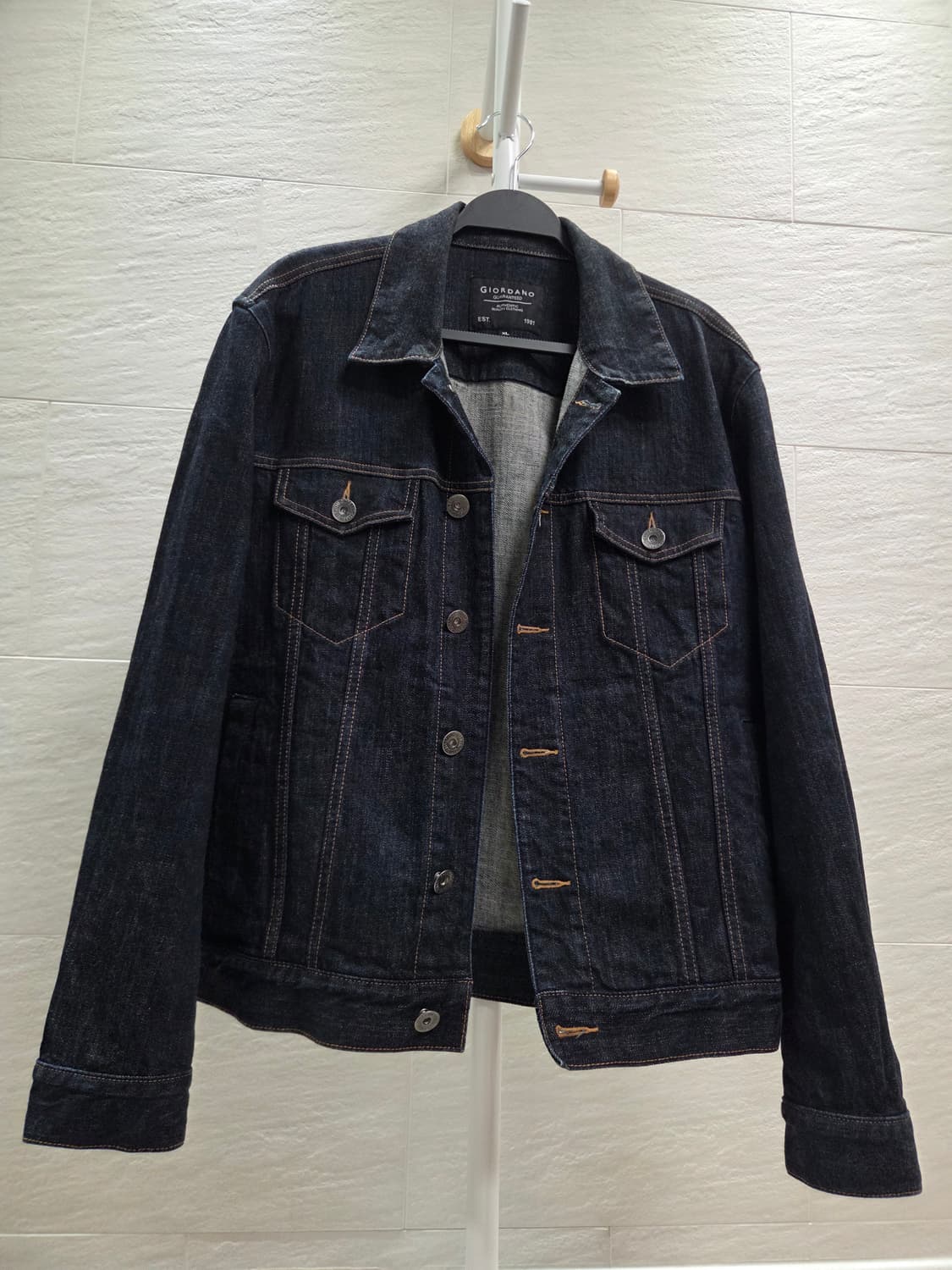 지오다노 다크 인디고 데님 자켓(XL) 상품이미지1
