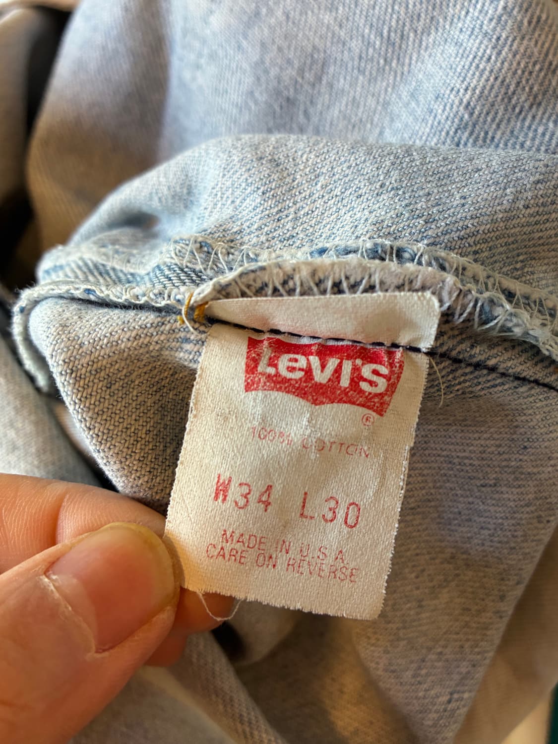 90s Levis 501 Denim Pants Made in USA 상품이미지10