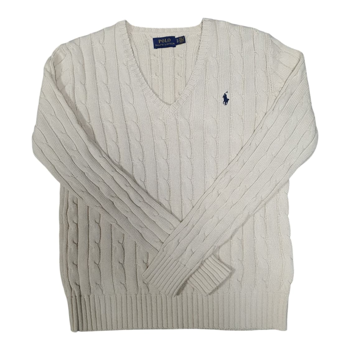 ✨ (바배) 폴로 랄프로렌 브이넥 케이블 니트  상품이미지1