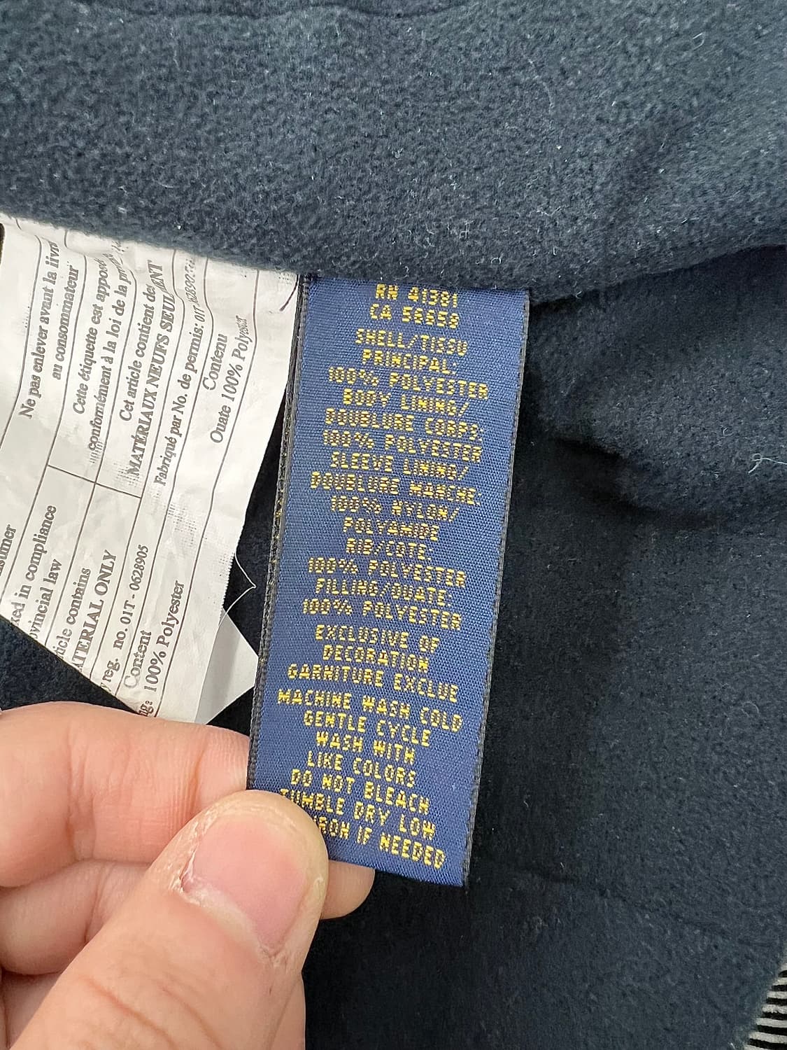 폴로 랄프로렌 네이비 폴리 쉘 페리 필드 히든 후드 자켓 상품이미지9