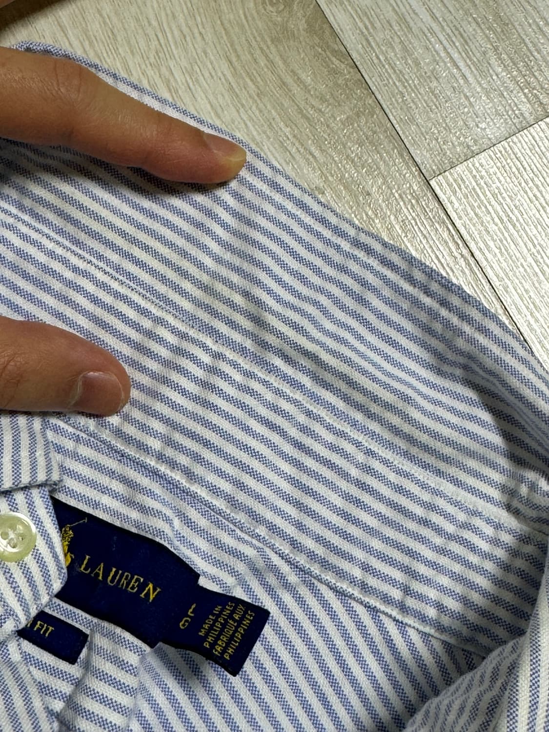 빈티지 폴로 랄프로렌 스트라이프 셔츠 상품이미지5