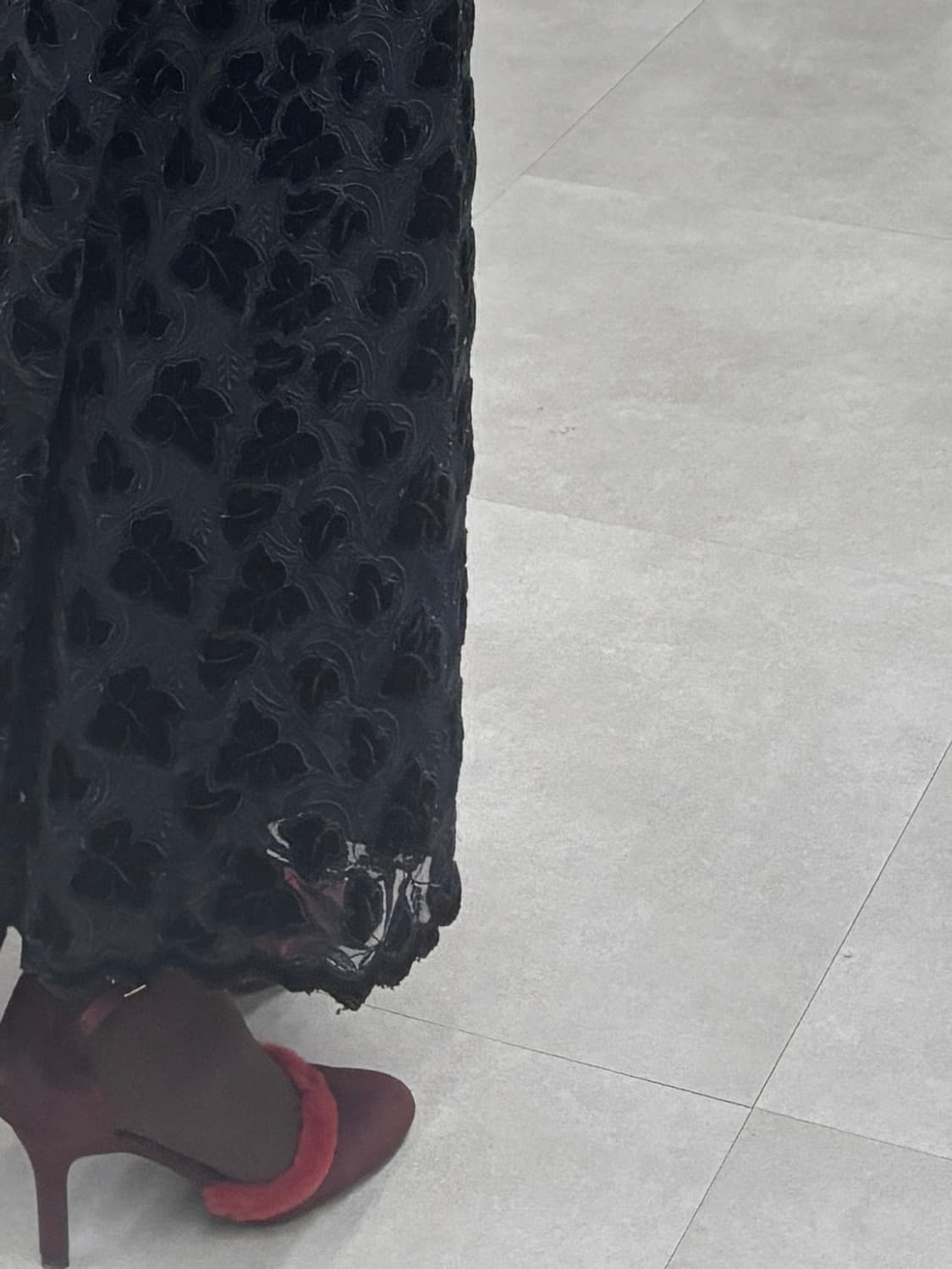 Black Leaf Skirt 블랙 리프 스커트 상품이미지3