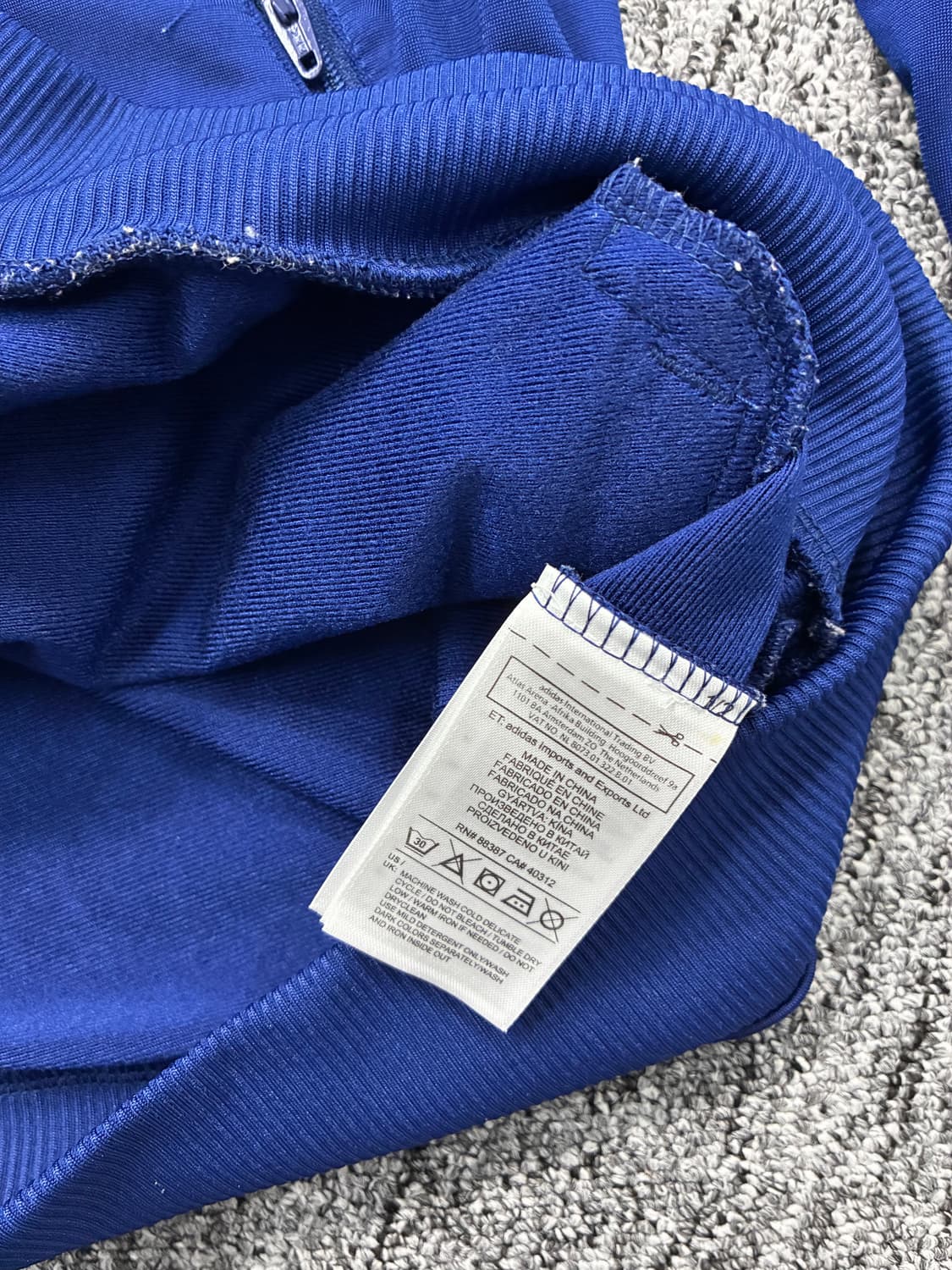 아디다스 유로파 네이비 오렌지 트랙탑 져지 상품이미지7