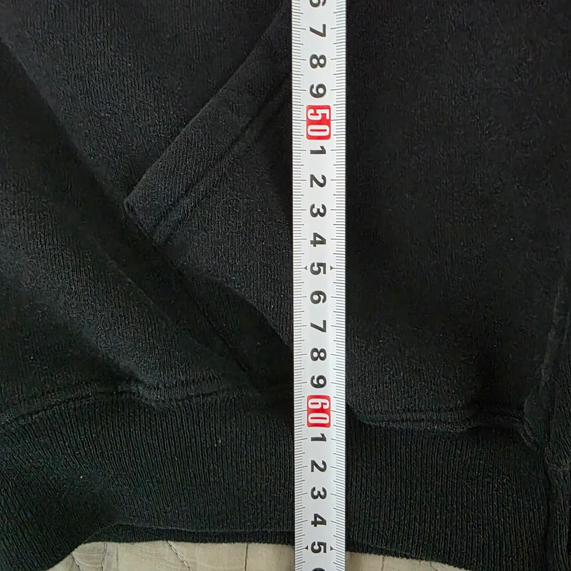 [XL] 90s 빈티지 러셀 애슬레틱 후드집업 블랙 ver.스테인 페이드 상품이미지8