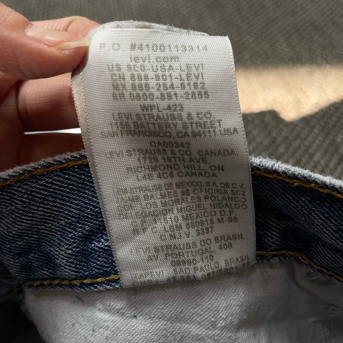 (34) 리바이스 505 34X32 스트레이트핏 데님 팬츠 상품이미지6