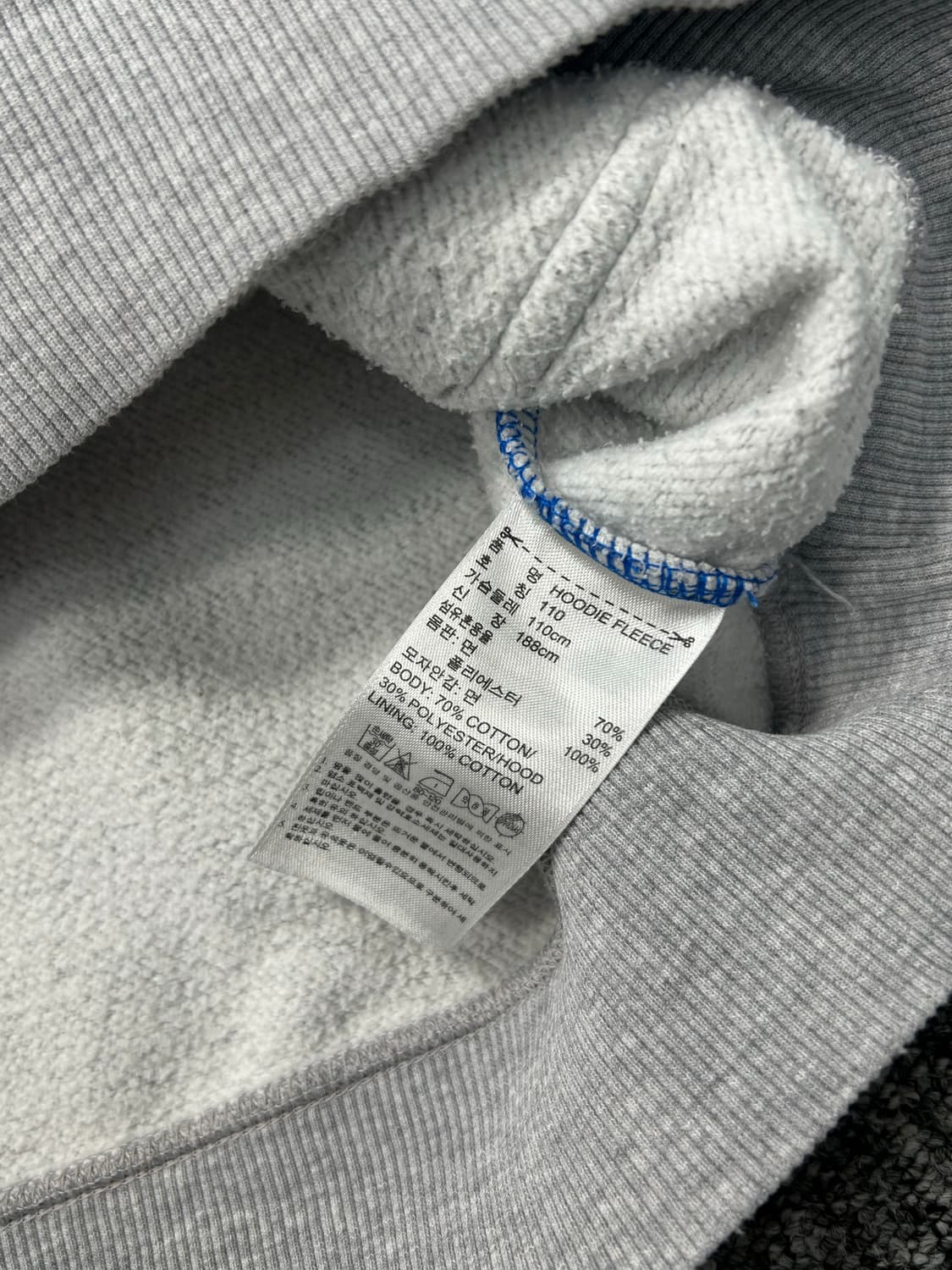 아디다스 올그레이 파이어버드 후드티 2XL 상품이미지8