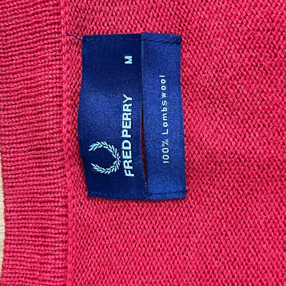 프레드페리 100% 램스울 가디건 M 상품이미지4