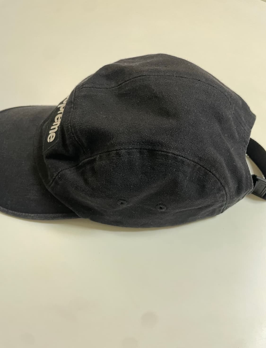 슈프림 캠프캡 블랙 상품이미지3