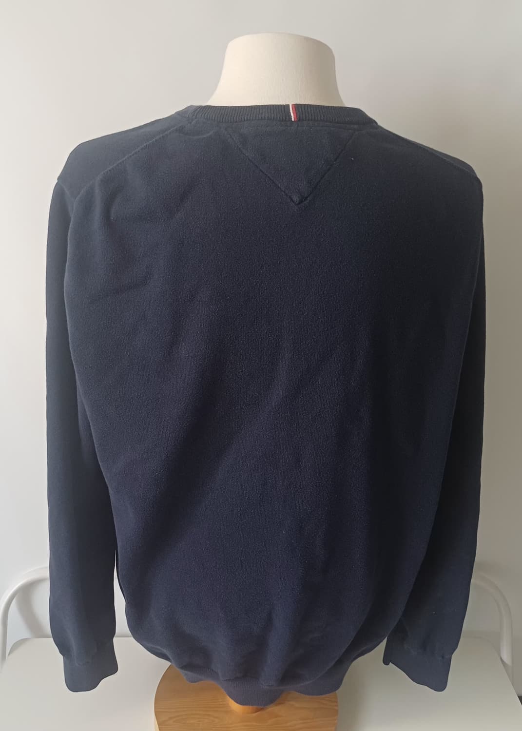 [XL/105-110] 타미 힐피거 에센셜 코튼 크루넥 니트 (네이비) 상품이미지3