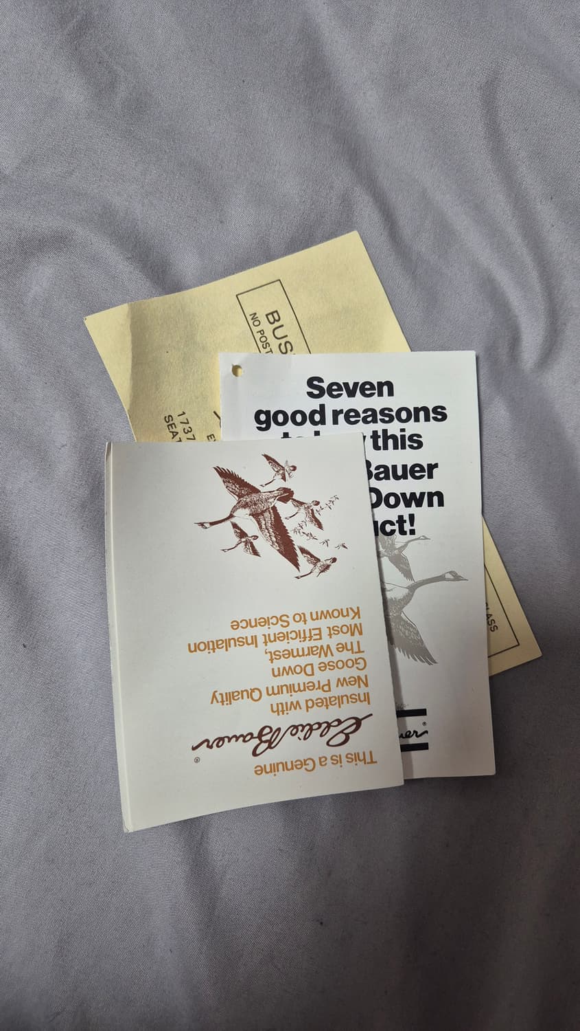 에디 바우어 80년대 패딩 데드스탁 상품이미지6