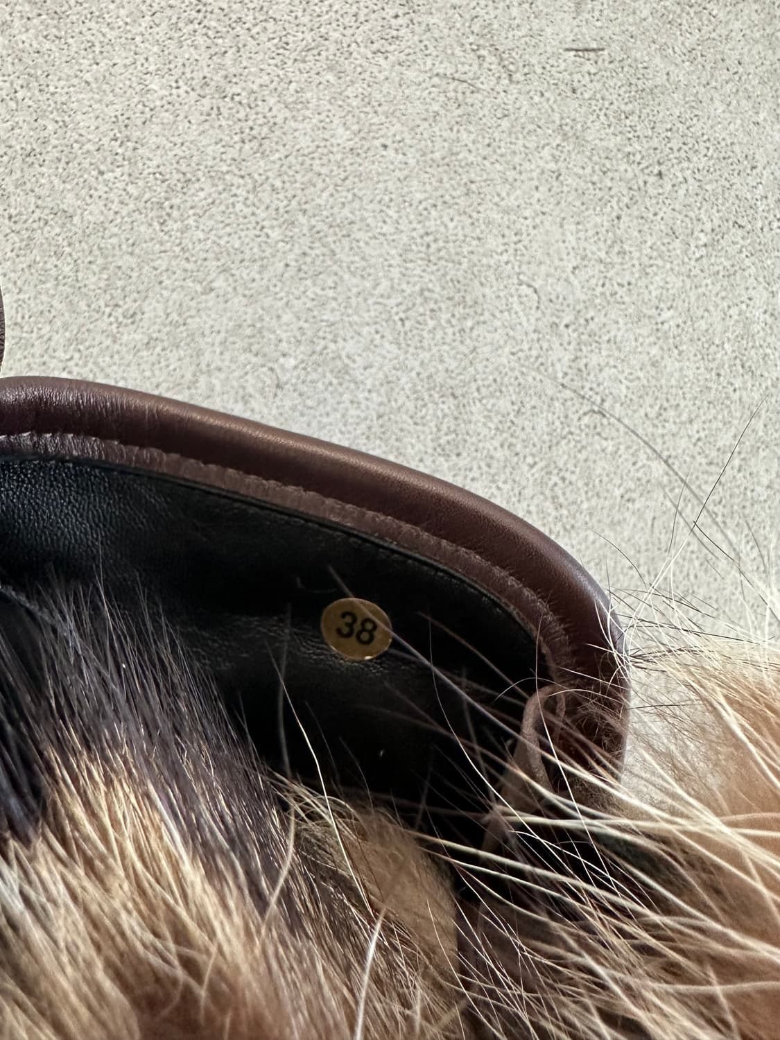 피에르하디 아카이브 브라운 퍼 레더 웨지부츠 상품이미지9