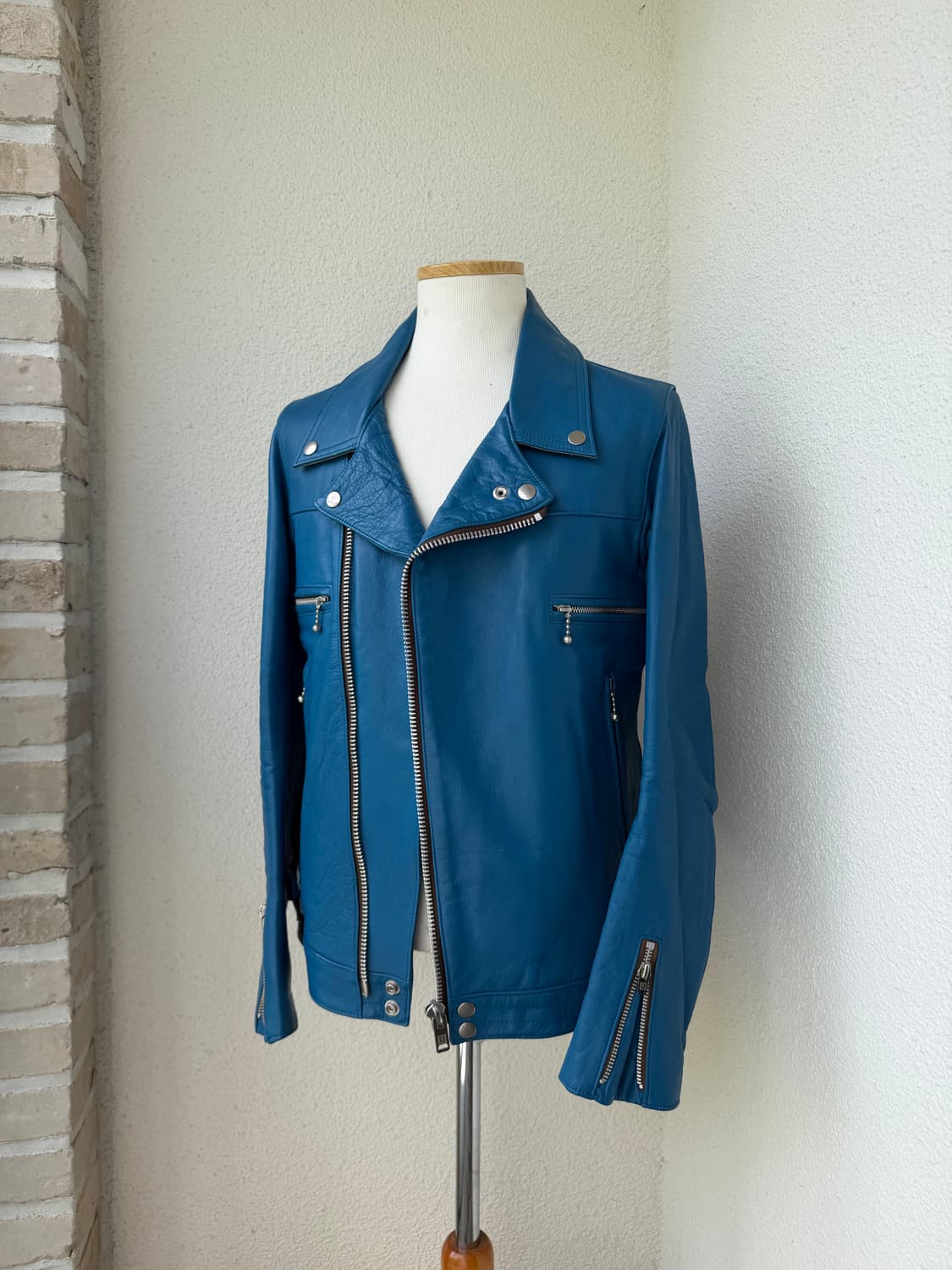 언더커버 blue rider's leather jacket. 가죽 라이더 상품이미지1