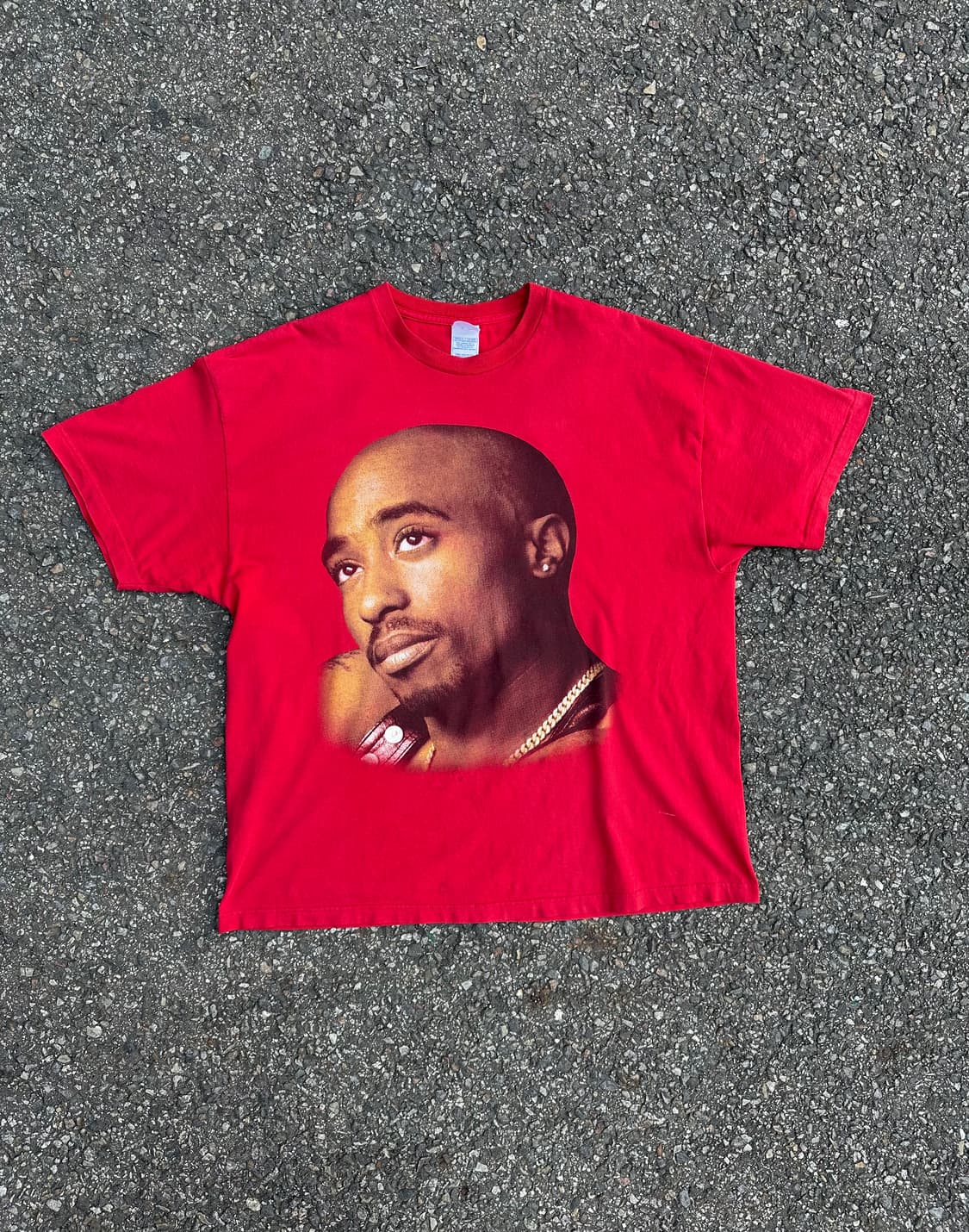 빈티지 00s 투팍 부틀렉 랩 티셔츠 상품이미지1