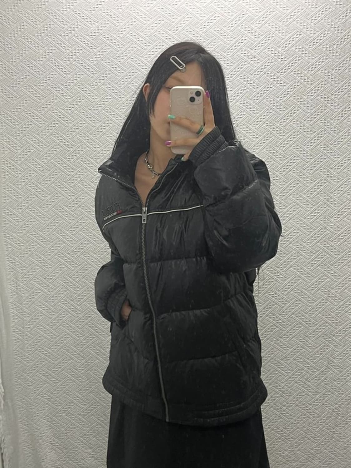 푸부 올드스쿨 빈티지 스트릿 오버핏 패딩 XXL C06719 상품이미지1