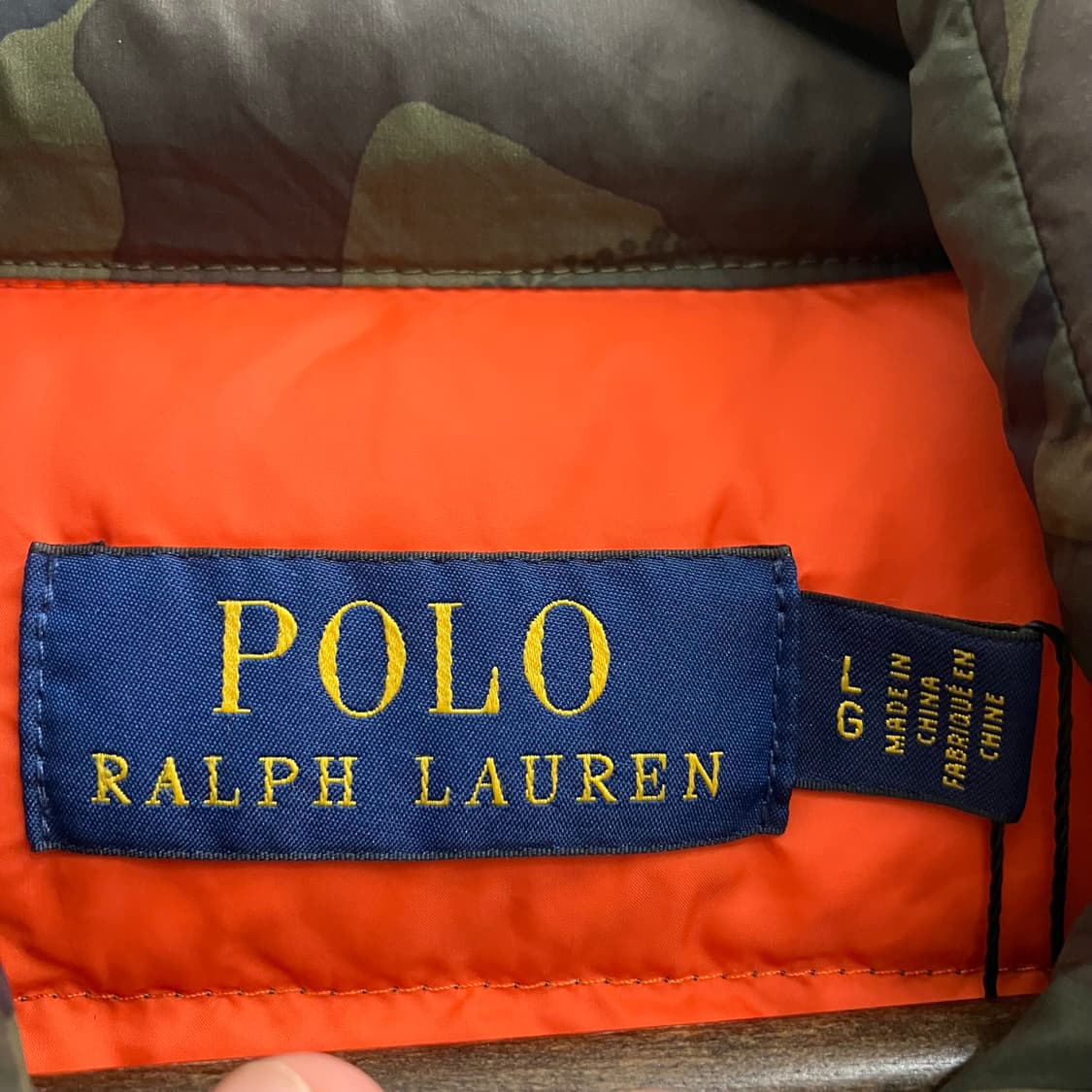 N192 폴로 카모 패딩 베스트 조끼 상품이미지2