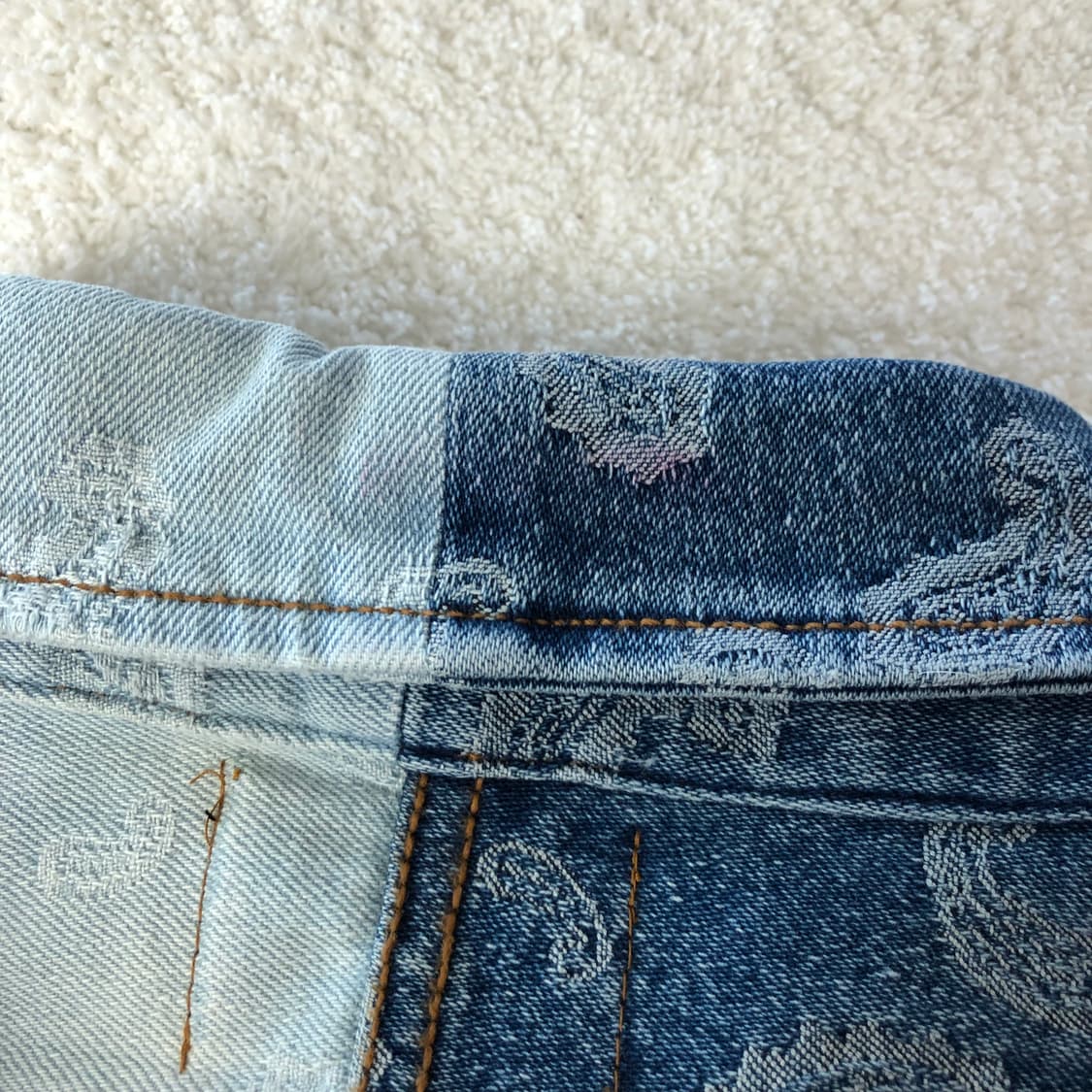 아조바이아조 페이즐리 데님자켓 상품이미지6