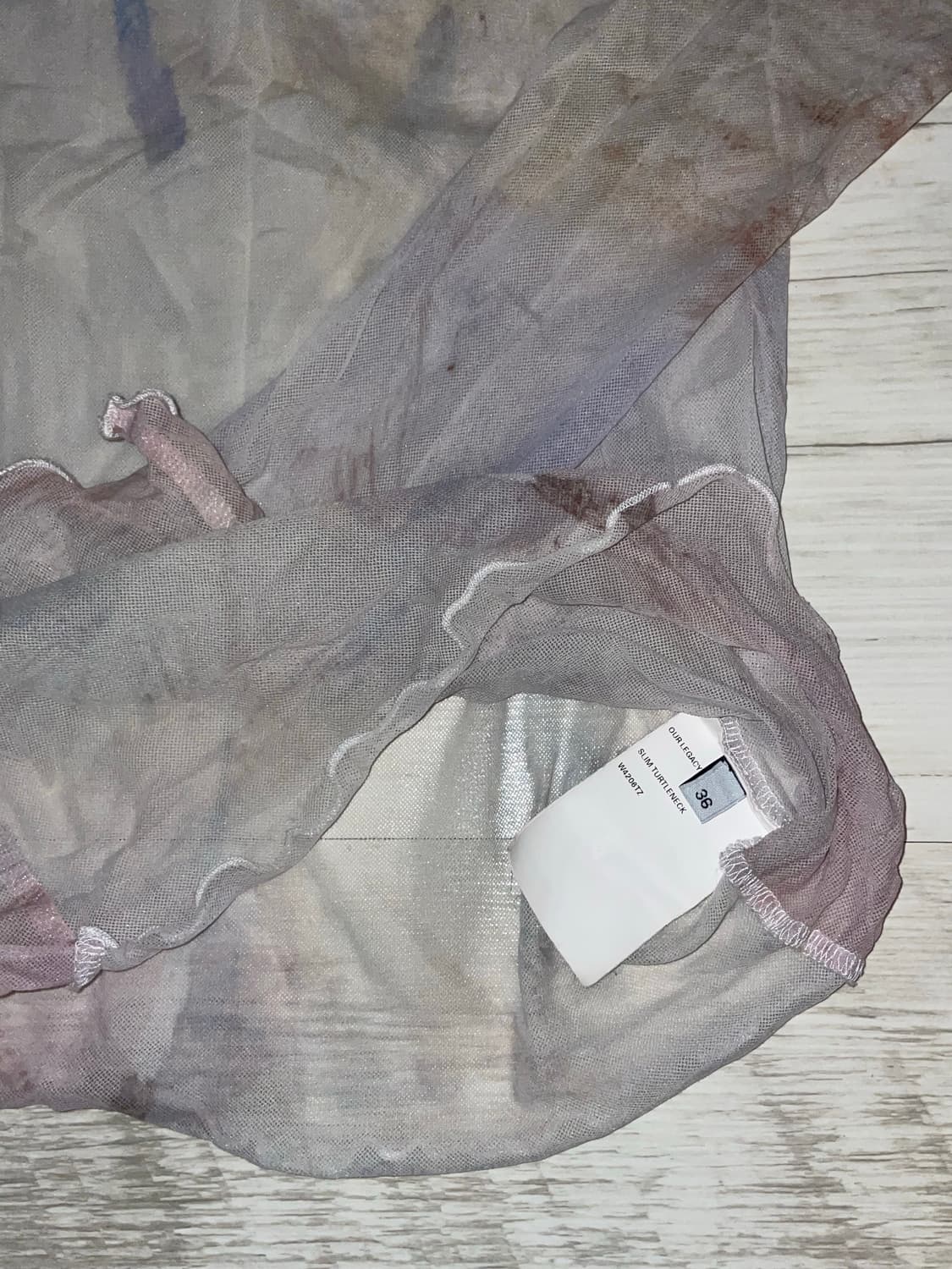 ourlegacy 아워레가시 시스루 탑 상품이미지3