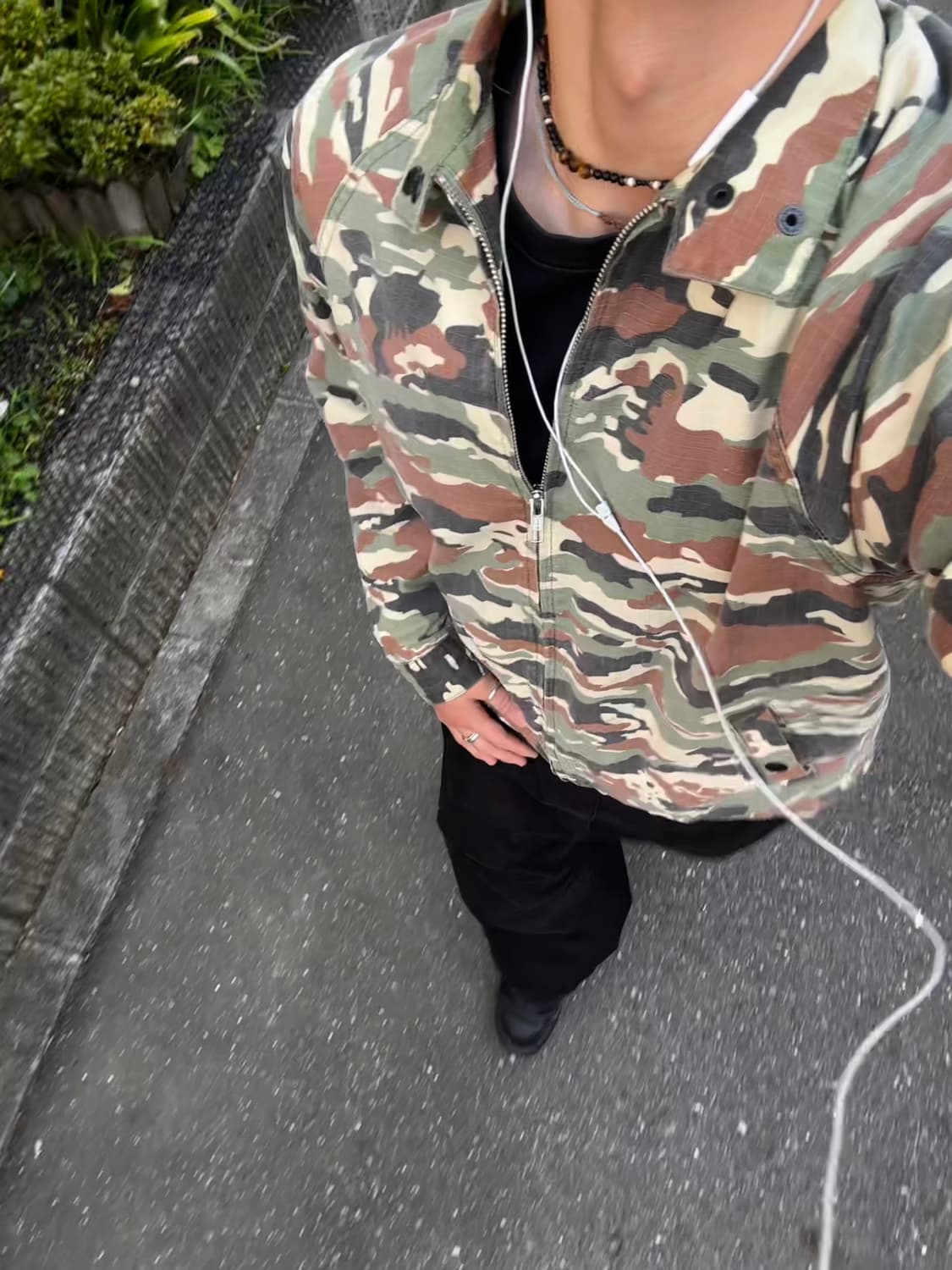 old stussy 카모 플라 자켓 상품이미지1