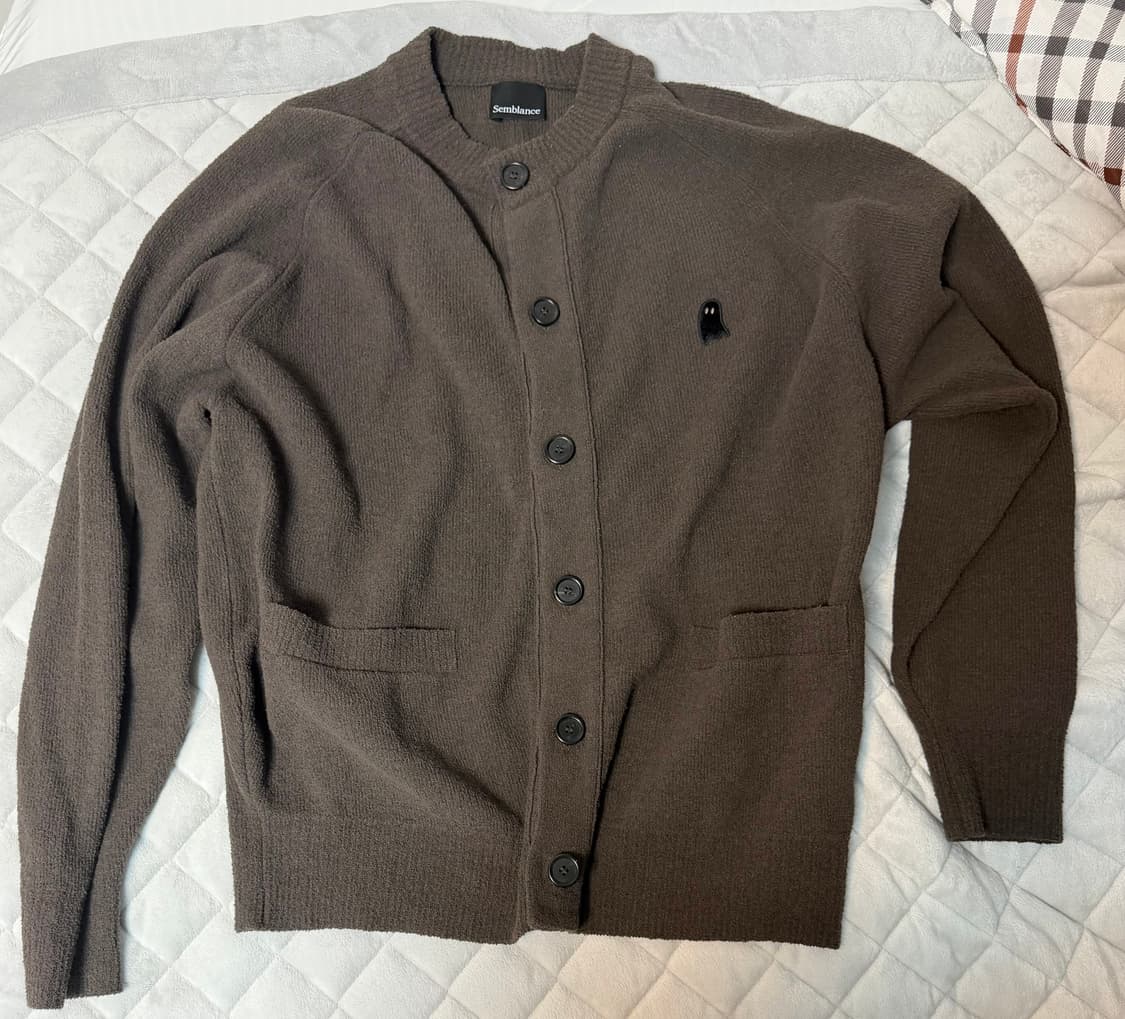 지오송지오 브라운 가디건 새상품 상품이미지1