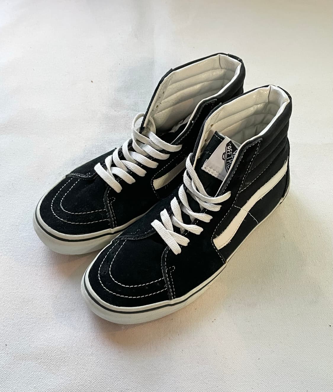 반스 스케이트 하이 블랙 화이트 상품이미지1