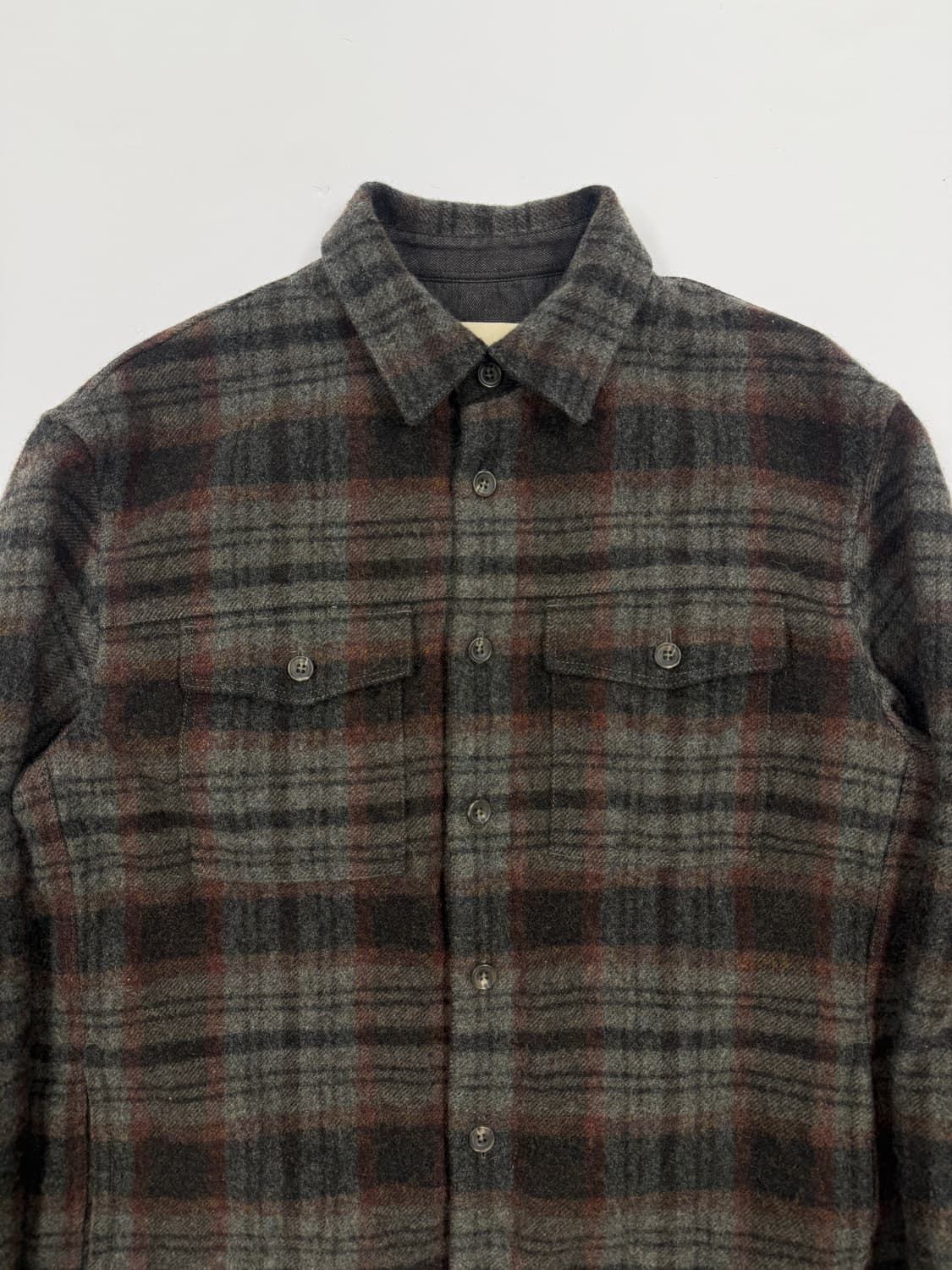 빈폴 울 블랜드 체크셔츠 자켓 상품이미지3