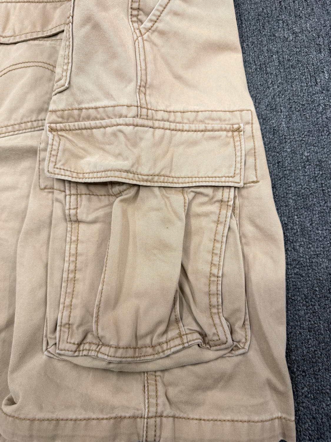 32) 리바이스 빈티지 베이지 카고 반바지 상품이미지4