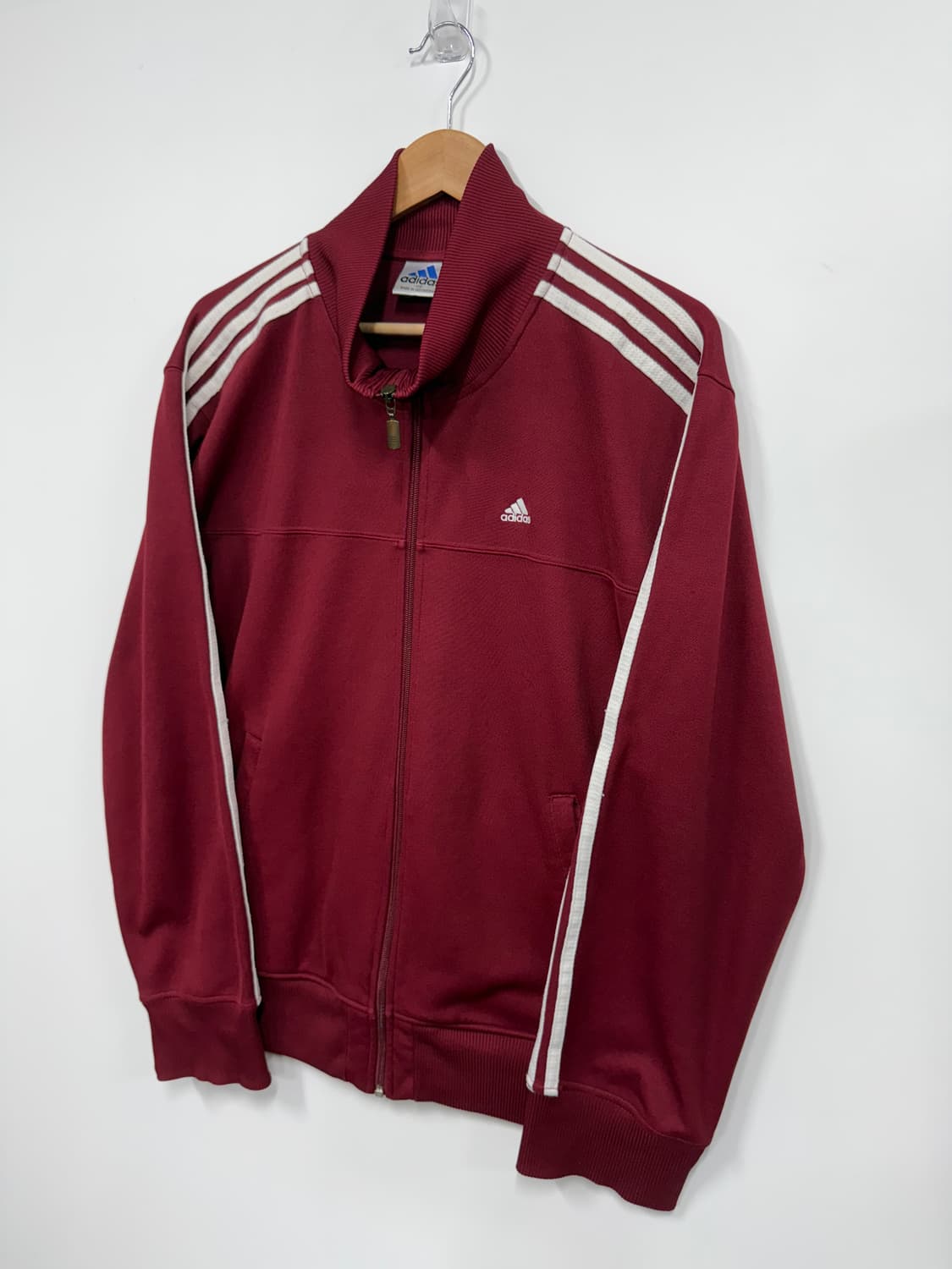 Adidas 00s Burgundy Track Top Jersey 상품이미지3
