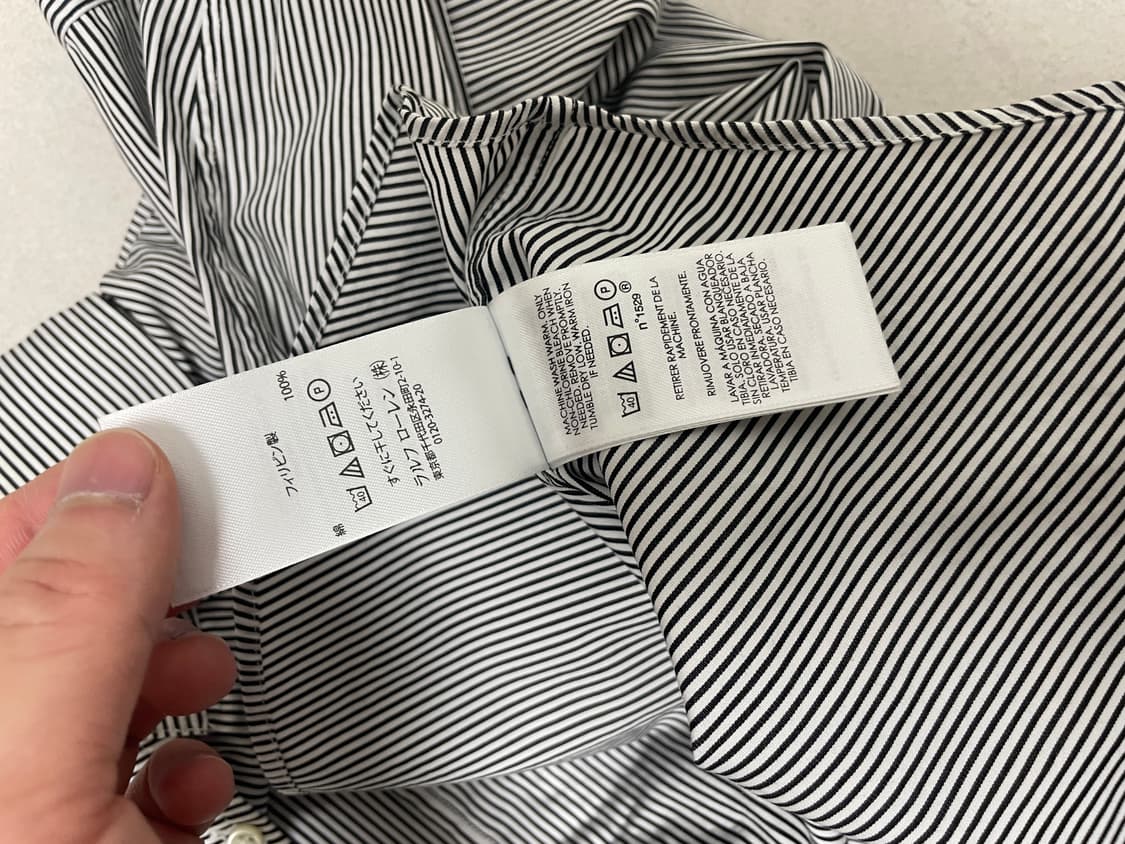 폴로 스트라이프 셔츠 M 상품이미지6