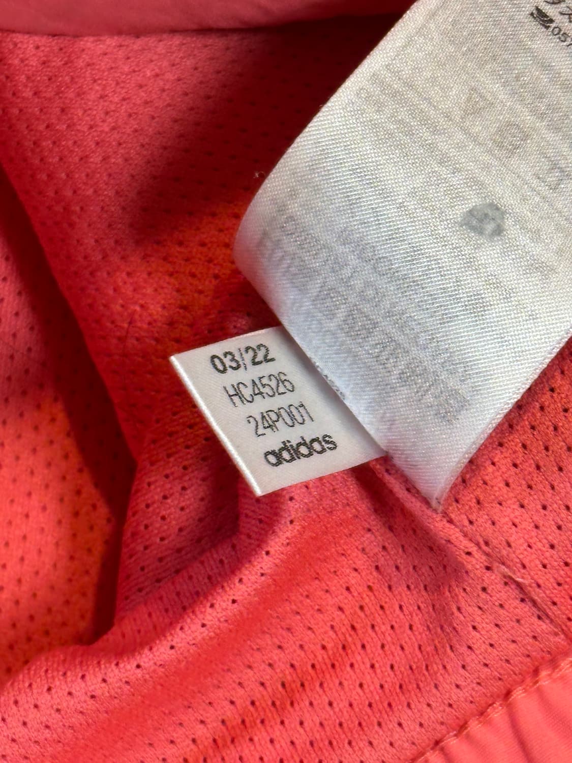 아디다스 ADIDAS 배색 우븐 바람막이 자켓 핑크 상품이미지10