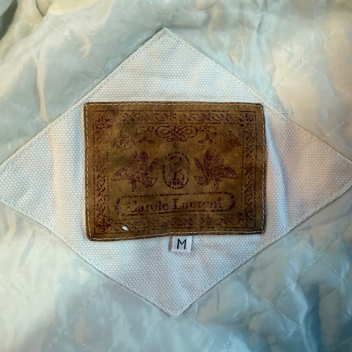 빈티지 화이트 초어자켓 상품이미지4